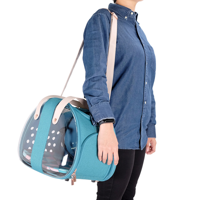 Ibiyaya  -     The Bubble Hotel Semi-transparent Pet Carrier -Turquoise (,  16)