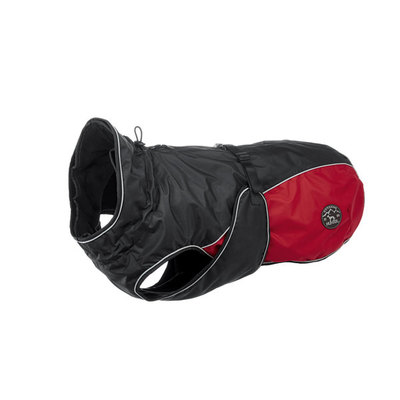 Hunter утепленная куртка со съемной флисовой подкладкой для собак Uppsala Allrounder, цвет антрацит/красный (фото, вид 3)