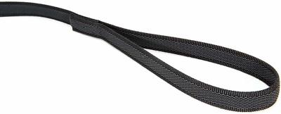 JULIUS-K9 прорезиненный поводок Color & Gray Super-grip для собак до 50 кг, черно-серый (фото, вид 1)
