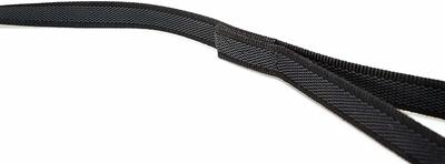 JULIUS-K9 прорезиненный поводок Color & Gray Super-grip для собак до 50 кг, черно-серый (фото, вид 2)