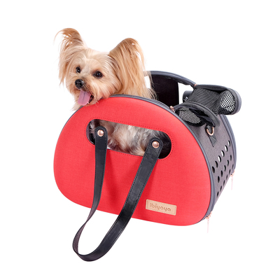 Ibiyaya  -     The Bubble Hotel Semi-transparent Pet Carrier  Scarlet Red (,  4)