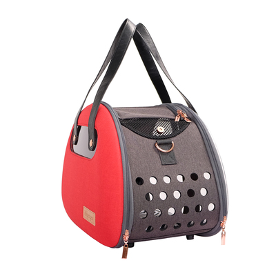 Ibiyaya  -     The Bubble Hotel Semi-transparent Pet Carrier  Scarlet Red (,  8)