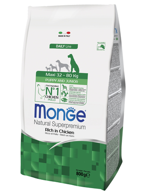 Monge Dog Maxi корм для щенков крупных пород (фото, вид 2)