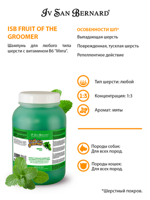 Iv San Bernard Spa- ""       6 ISB Fruit of the Grommer Mint (,  8)