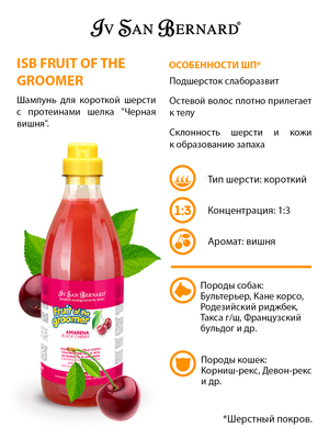 Iv San Bernard Spa- " "       ISB Fruit of the Grommer Black Cherry (,  6)