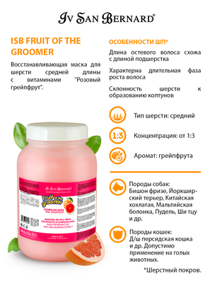 Iv San Bernard  " "       ISB Fruit of the Grommer Pink Grapefruit (,  12)