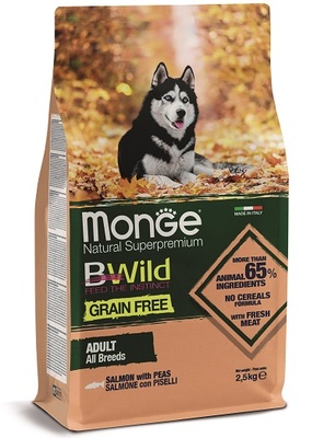 Monge Dog BWild GRAIN FREE            Salmon & potatoes (,  3)