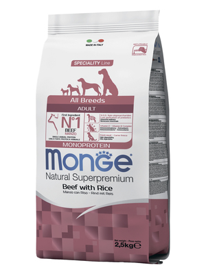 Monge Dog Speciality         Dog All Breeds Beef and Rice (,  2)
