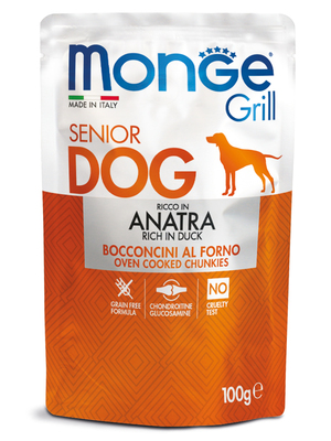 Monge Dog Grill SENIOR Pouch      100 (,  1)