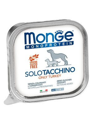 Monge Dog Monoproteino Solo паштет из индейки 150гр. (фото, вид 1)