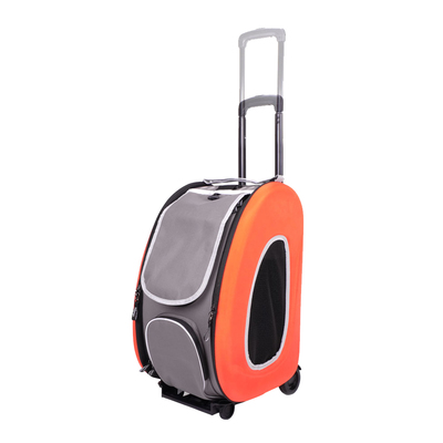 Ibiyaya  -,  () EVA Pet Carrier/ Pet Wheeled Carrier  Orange (,  2)