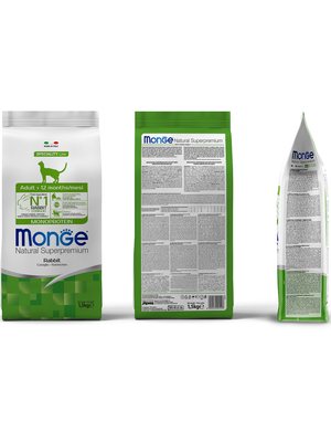 Monge Cat Adult Rabbit Monoprotein корм для взрослых кошек с кроликом (фото, вид 5)