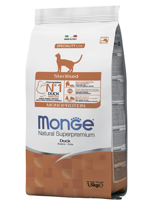 Monge Cat Sterilised Duck       (,  2)