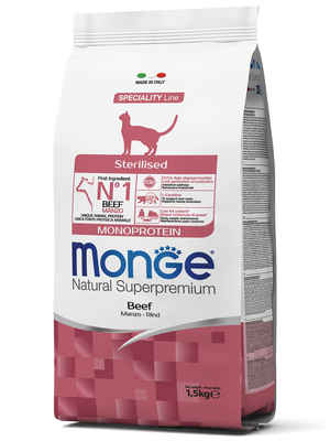 Monge Cat Monoprotein Sterilised Beef       (,  2)
