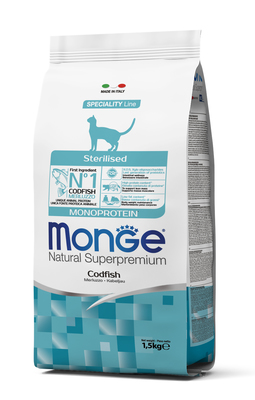Monge Cat Monoprotein Sterilised Merluzzo       (,  1)
