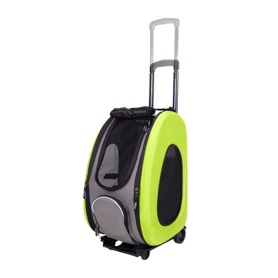 Ibiyaya  -,  () EVA Pet Carrier/ Pet Wheeled Carrier  Green (,  2)