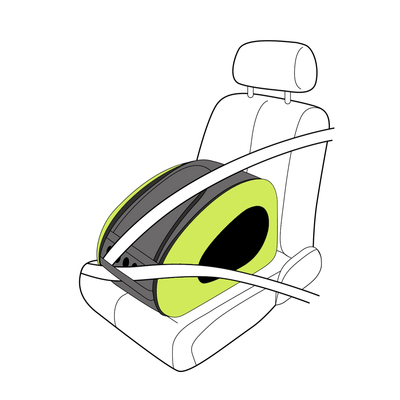 Ibiyaya  -,  () EVA Pet Carrier/ Pet Wheeled Carrier  Green (,  4)