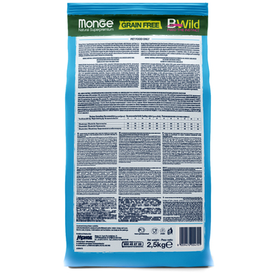Monge Dog BWild GRAIN FREE     c        Anchovies, potatoes & peas (,  3)