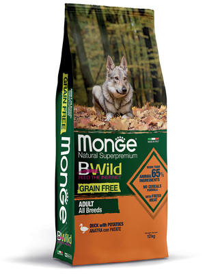 Monge Dog BWild GRAIN FREE             Duck & potatoes (,  1)