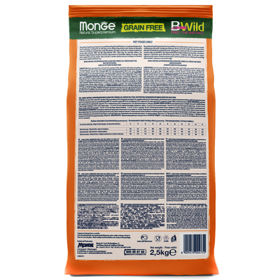 Monge Dog BWild GRAIN FREE             Duck & potatoes (,  2)