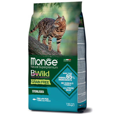 Monge Cat BWild GRAIN FREE          (,  1)