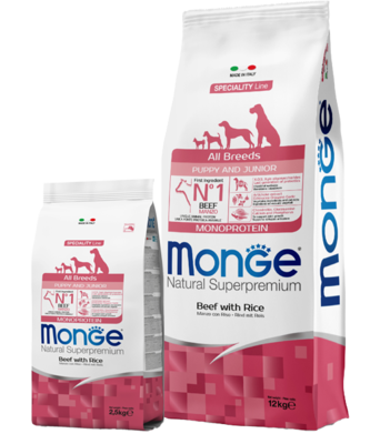 Monge Dog Monoprotein Puppy&Junior         (,  4)