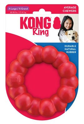 Kong Ring игрушка для собак из литой резины "Кольцо" (фото, вид 1)