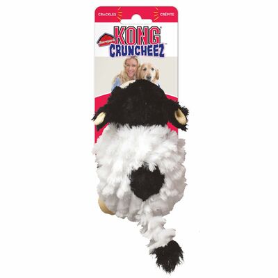 Kong Cruncheez Barnyard Cow хрустящая игрушка для собак Корова (фото, вид 2)