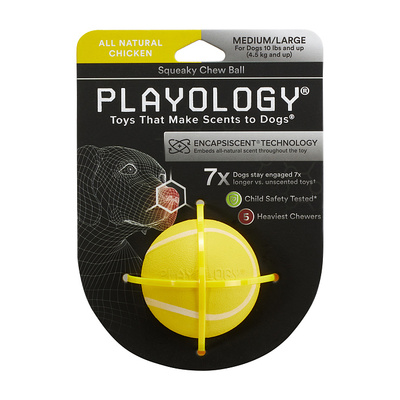 Playology    SQUEAKY CHEW BALL      ,  (,  2)