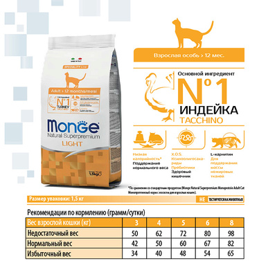 Monge Cat Speciality Light       (,  8)