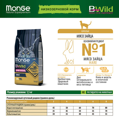 Monge Bwild Cat Hare        (,  8)