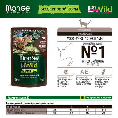 Monge Cat BWild GRAIN FREE           (,  5)