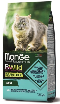 Monge Cat BWild GRAIN FREE    ,       ()