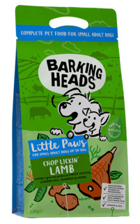 Barking Heads сухой корм для собак малых пород, с ягненком и рисом "Мечты о ягненке", CHOP LICKIN' LAMB