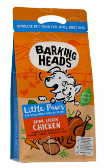 Barking Heads сухой корм для собак малых пород с чувствительным пищеварением, с курицей и рисом "До последнего кусочка", BOWL LICKIN' CHICKEN