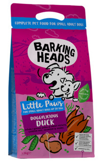 Barking Heads беззерновой сухой корм для собак малых пород, с уткой и бататом "Восхитительная утка", DOGGYLICIOUS DUCK SMALL BREED (фото)