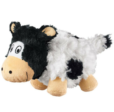 Kong Cruncheez Barnyard Cow хрустящая игрушка для собак Корова (фото)