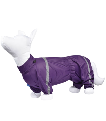 Darell дождевик для собак, темно-фиолетовый, для породы корги (на девочку) (фото)