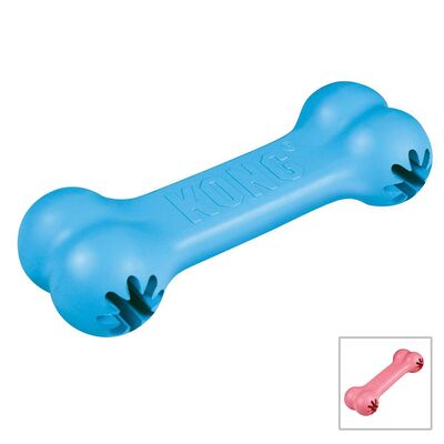 Kong Puppy Goodie Bone очень прочная игрушка для лакомства для щенков (фото)
