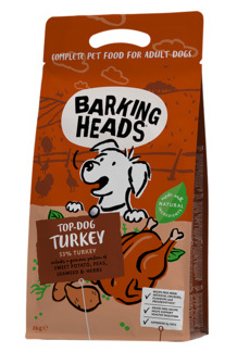 Barking Heads беззерновой сухой корм для собак, с индейкой и бататом "Бесподобная индейка", TOP DOG TURKEY (фото)
