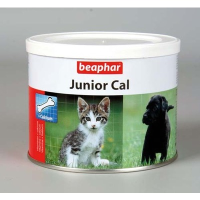 Beaphar Junior Cal Пищевая добавка для щенков и котят, 200 гр.