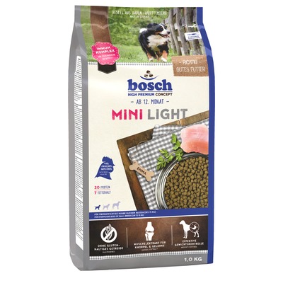 Bosch Mini Light, сухой корм для собак мелких пород, облегченный