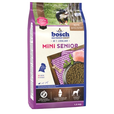 Bosch Mini Senior, сухой корм для пожилых собак мелких пород