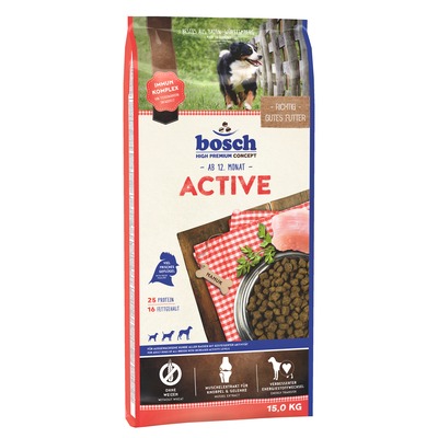 Bosch Active, сухой корм для активных собак, 15 кг