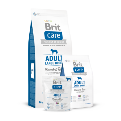 Brit Care Adult Large Breed Lamb&Rice, сухой корм для собак крупных пород ягненок и рис