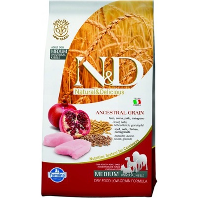 FARMINA N&D LG          (N&D Low Grain Chicken & Pomegranate Adult)