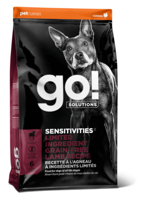 GO! NATURAL Holistic беззерновой для щенков и собак с ягненком для чувствительного пищеварения, Sensitivity + Shine LID Lamb Dog Recipe, Grain Free, Potato Free