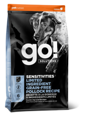 GO! NATURAL Holistic     ,     , Sensitivity + Shine LID Pollock Dog Recipe, Grain Free, Potato Free