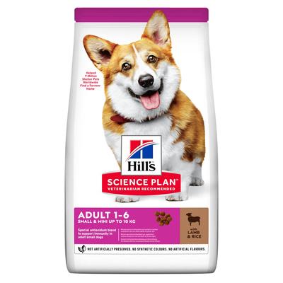 Hill's™ Science Plan™ Small & Miniature сухой корм для взрослых собак миниатюрных размеров, ягненок с рисом