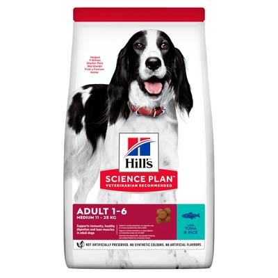 Hill's™ Science Plan™ сухой корм для взрослых собак средних пород Advanced Fitness™ Medium с Тунцом с Рисом